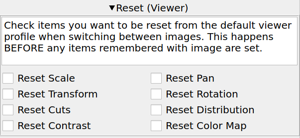 Reset (Viewer) Preferences