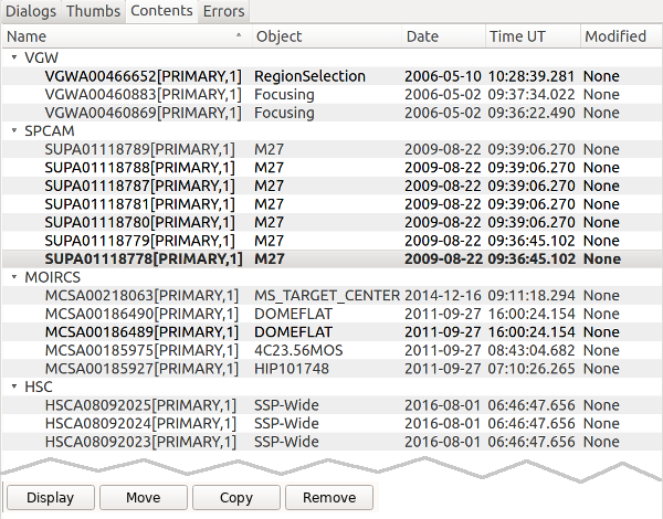 Contents plugin